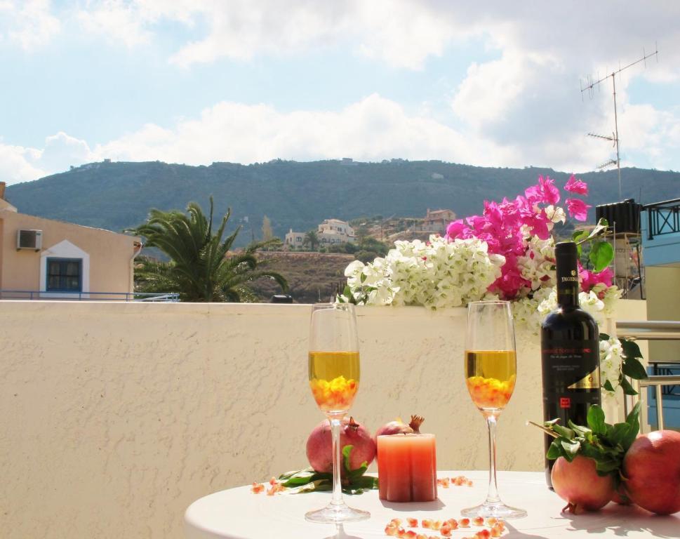 Apollonia Apartments Agia Pelagia Oda fotoğraf